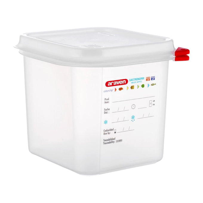 Boîtes alimentaires en PP GN 1/6 2,6 L (lot de 4) - Araven