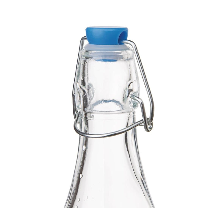 Bouteille d'eau en verre 1 L (lot de 6) - Olympia