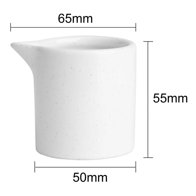 Pots à lait blancs Origin 70 ml (lot de 4) - Olympia