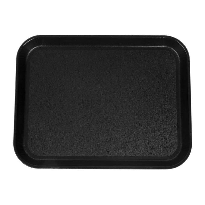 Plateau rectangulaire antidérapant en fibre de verre EpicTread noir 350 mm - Cambro