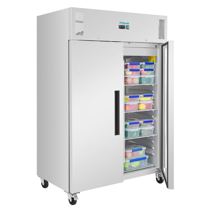Armoire réfrigérée positive à air forcé double porte série G 1200 L - Polar