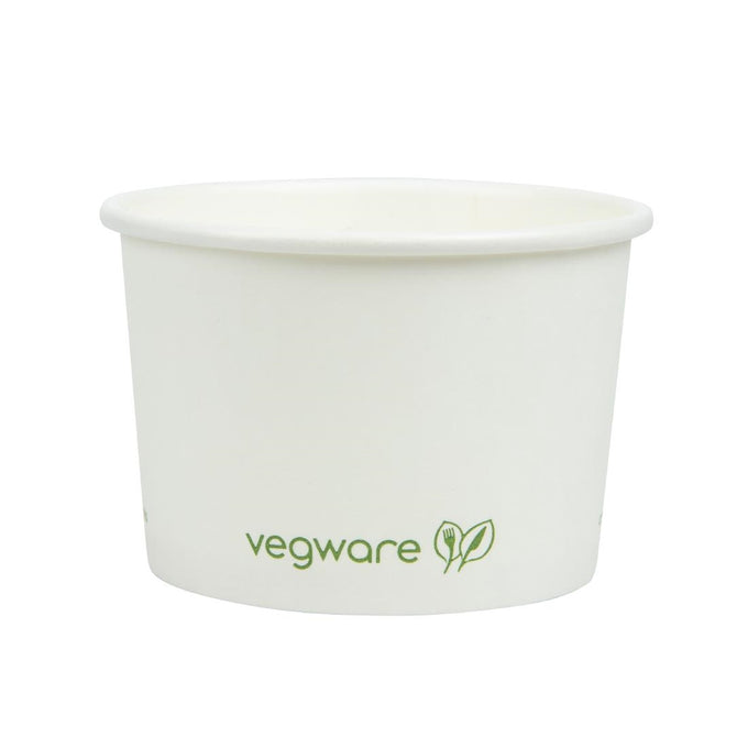 Pots pour aliments chauds compostables 110 ml (lot de 1000) - Vegware