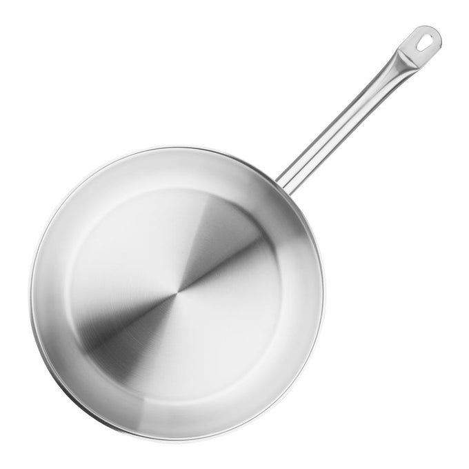Poêle induction en acier inoxydable 280 mm - Vogue