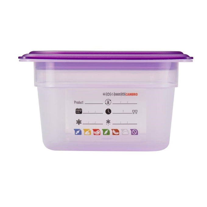 Bac en polypropylène Safetrak IML GN 1/3 100 mm - Cambro