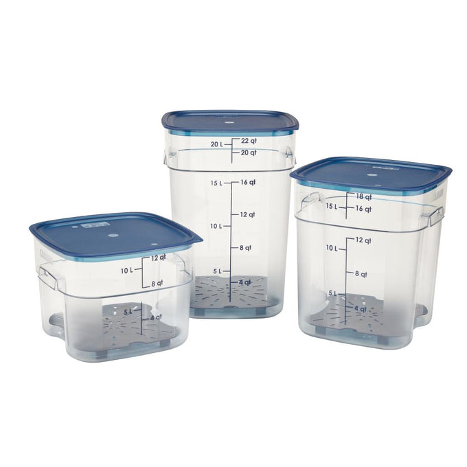 Couvercle bleu FreshPro 261 × 261 mm - Cambro