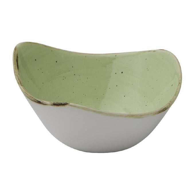 Bols triangulaires Stonecast Sage Green 153 mm (lot de 12) - Churchill