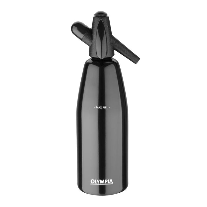 Siphon à eau de seltz noir 1 L - Olympia