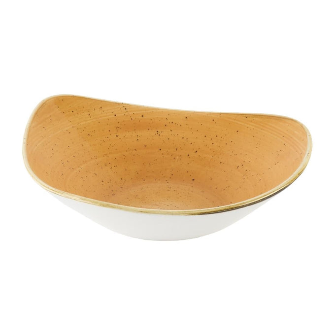 Bols triangulaires Stonecast Tangerine 235 mm (lot de 12) - Churchill