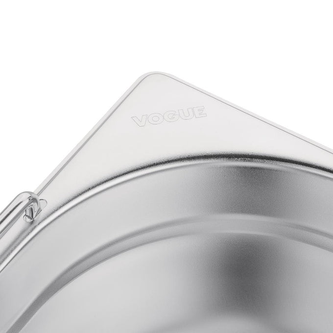 Bac GN 1/1 en inox avec poignées 100 mm - 13,5 L - Vogue