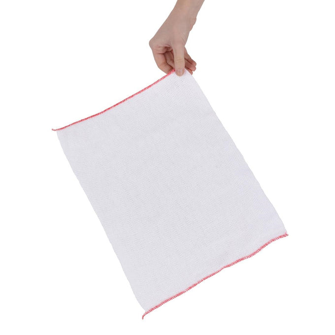 Lavettes rouges 400 × 300 mm (lot de 10) - Jantex