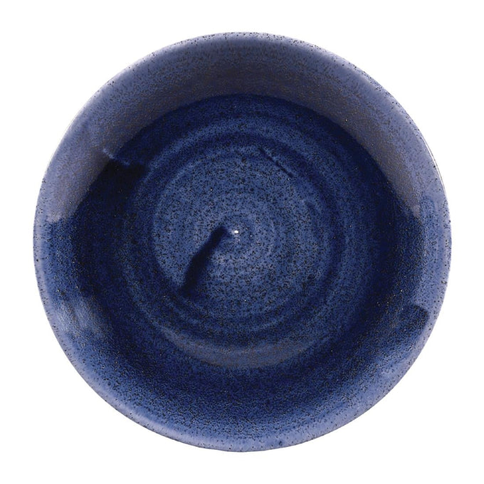 Assiettes rondes Stonecast Patina Cobalt 165 mm (lot de 12) - Churchill
