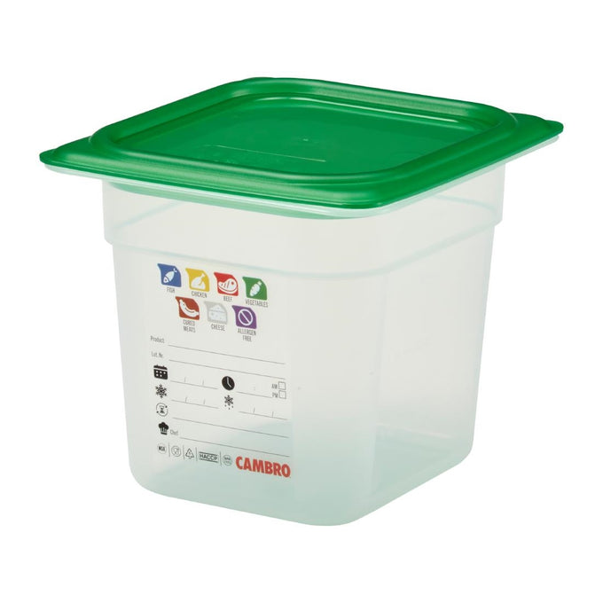 Bac en polypropylène Safetrak IML GN 1/6 150 mm - Cambro