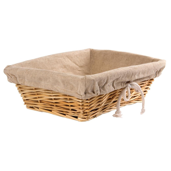 Panier en osier rectangulaire - Olympia