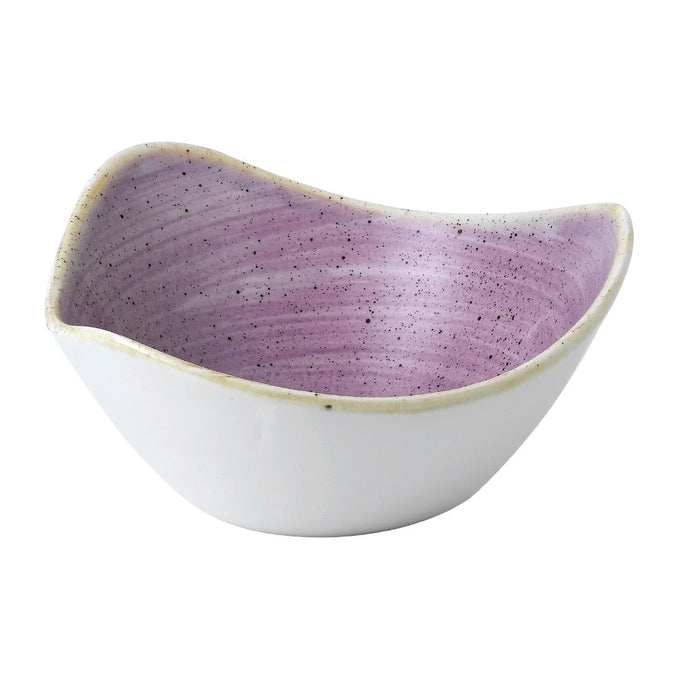 Bols triangulaires Stonecast Lavender Lotus 152 mm (lot de 12) - Churchill