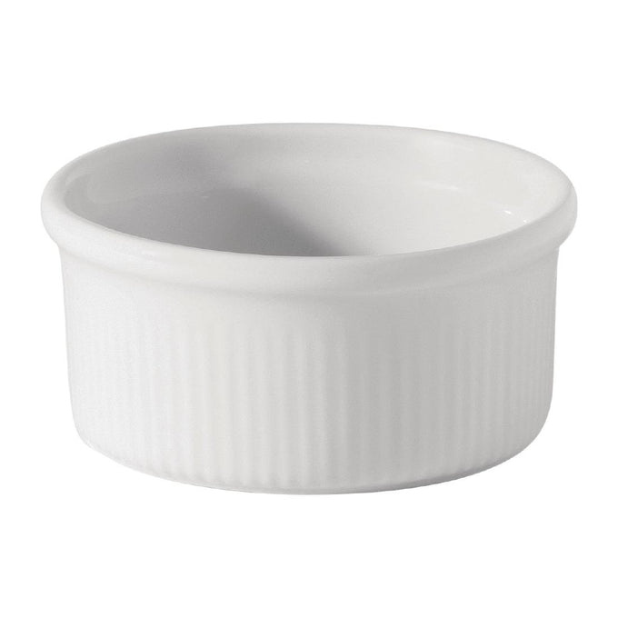 Ramequins blancs Titan 80 mm (lot de 12) - Utopia