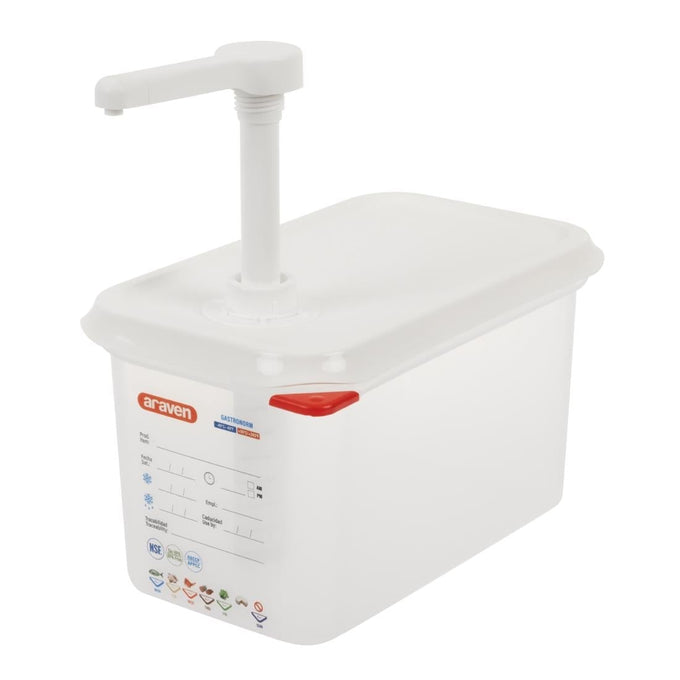 Distributeur de sauce à pompe GN 1/4 - Araven