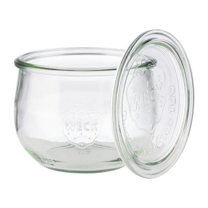 Bocaux en verre tulipe avec couvercle Weck 580 ml (lot de 6) - APS
