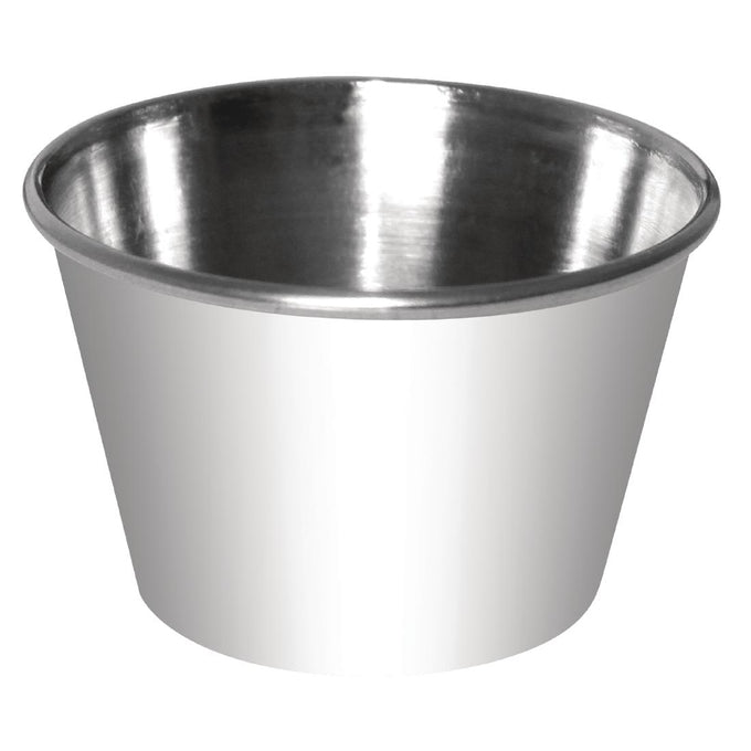 Pots à sauce en acier inoxydable 115 ml (lot de 12) - Olympia