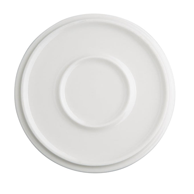 Soucoupes Fondant jaunes 135 mm (lot de 6) - Olympia