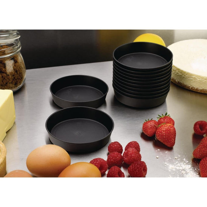 Moules à quiche Exoglass 100 mm (lot de 12) - Matfer Bourgeat