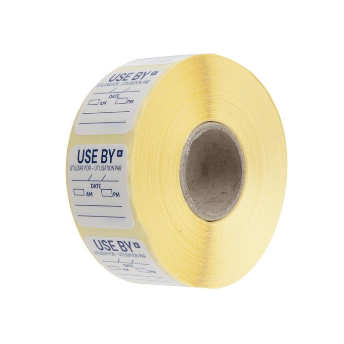 Étiquettes à utiliser avant le (lot de 1000) - Hygiplas