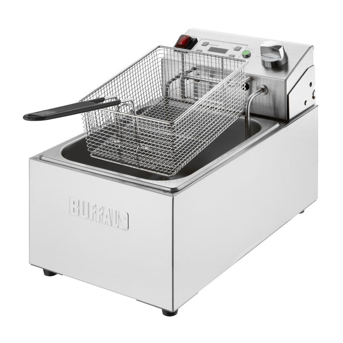 Friteuse électrique simple avec minuterie 5 L - Buffalo