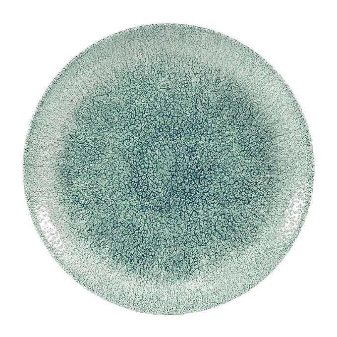 Assiettes rondes Studio Prints Raku Jade Green 217 mm (lot de 12) - Churchill