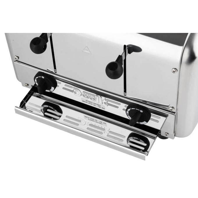 Grille-pain traiteur 4 tranches inox 49900 - Dualit