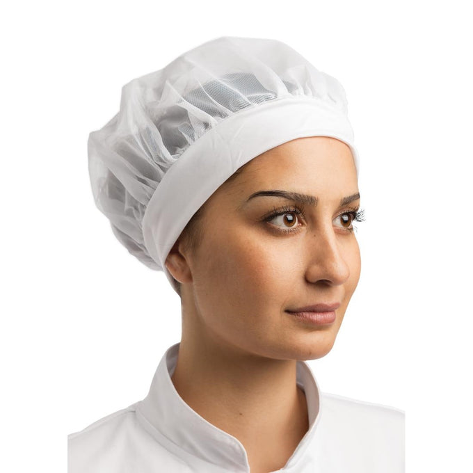 Couvre-chef confortable blanche - Whites Chefs Clothing