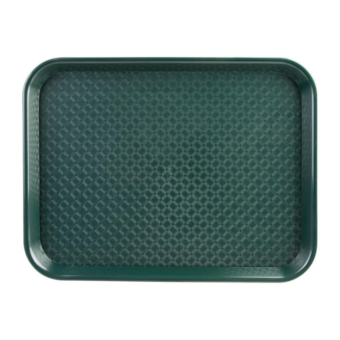 Plateau self-service Kristallon vert 450 × 350 mm - Olympia