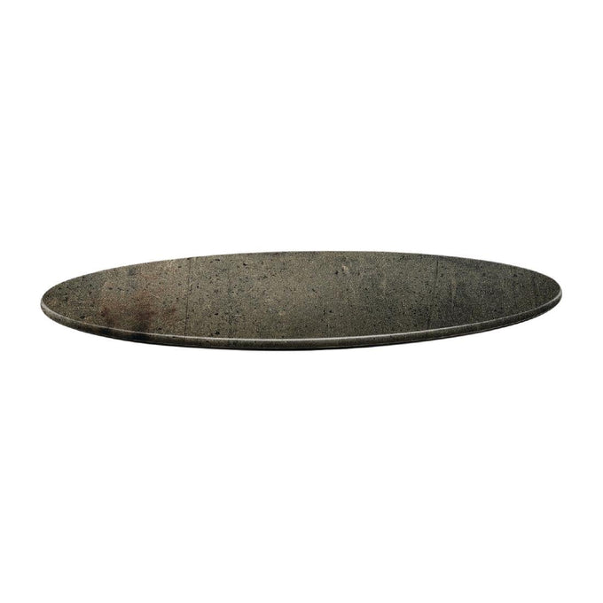 Plateau de table rond Smartline 80 cm béton - Topalit