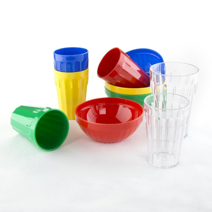 Gobelets en polypropylène Kristallon verts 142 ml (lot de 12) - Olympia
