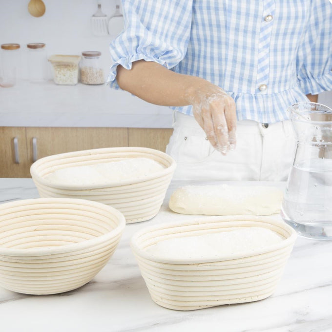 Panier de fermentation rond en rotin 220 × 80 mm - Vogue