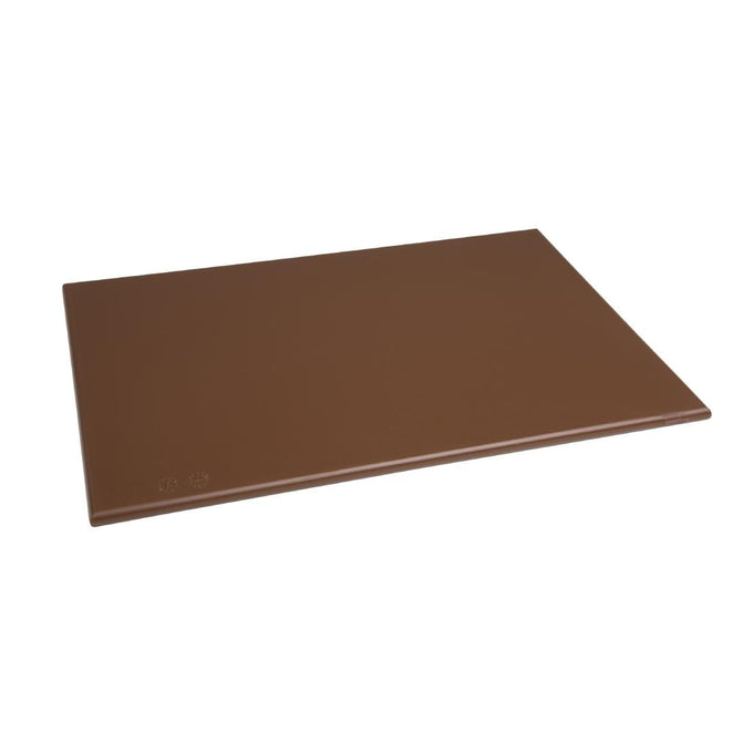 Planche à découper standard haute densité marron - Hygiplas