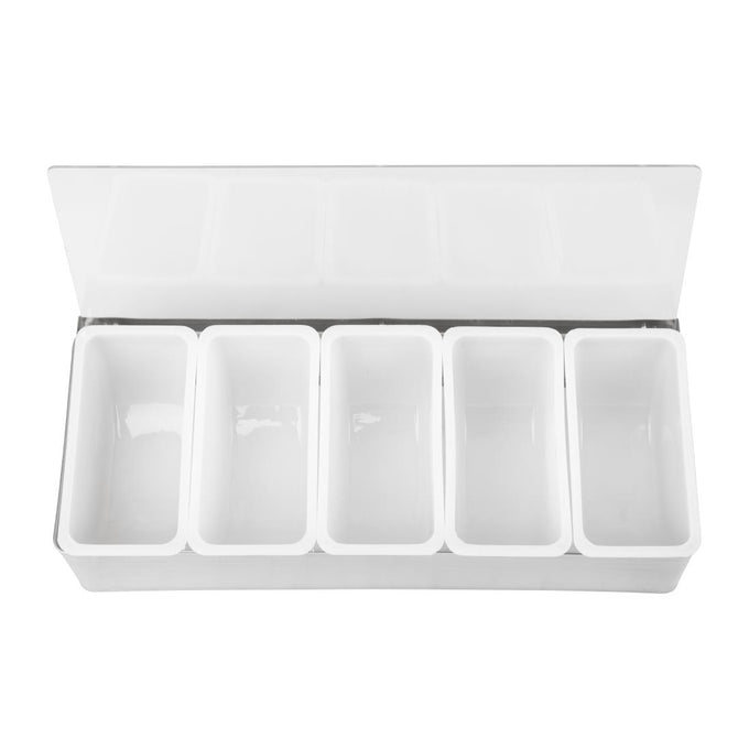 Boîte à compartiments en inox 5 × 568 ml - Beaumont