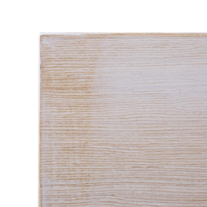 Plateau de table carré pré-percé vintage blanc 700 mm - Bolero