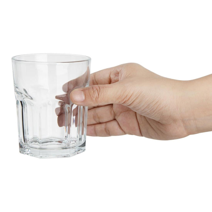 Gobelets à eau/jus en verre trempé Orléans 270 ml (lot de 12) - Olympia
