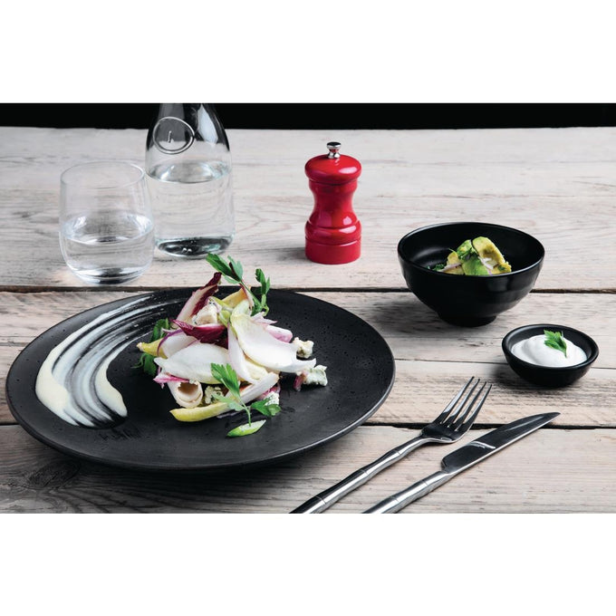 Assiettes plates rondes Fusion 270 mm (lot de 4) - Olympia