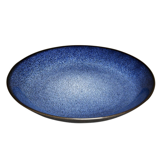 Assiettes creuses Luna bleu nuit 255 mm (lot de 4) - Olympia