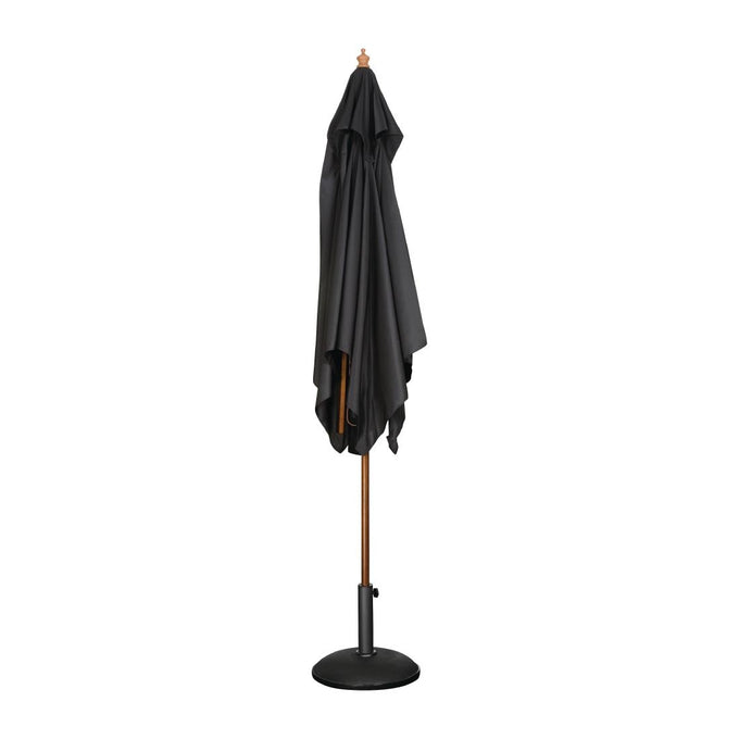 Parasol carré 2,5m noir - Bolero