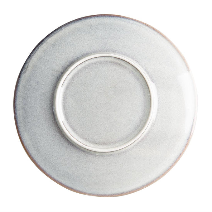 Assiettes Plates Drift En Relief Gris 220 mm (lot de 6) - Olympia