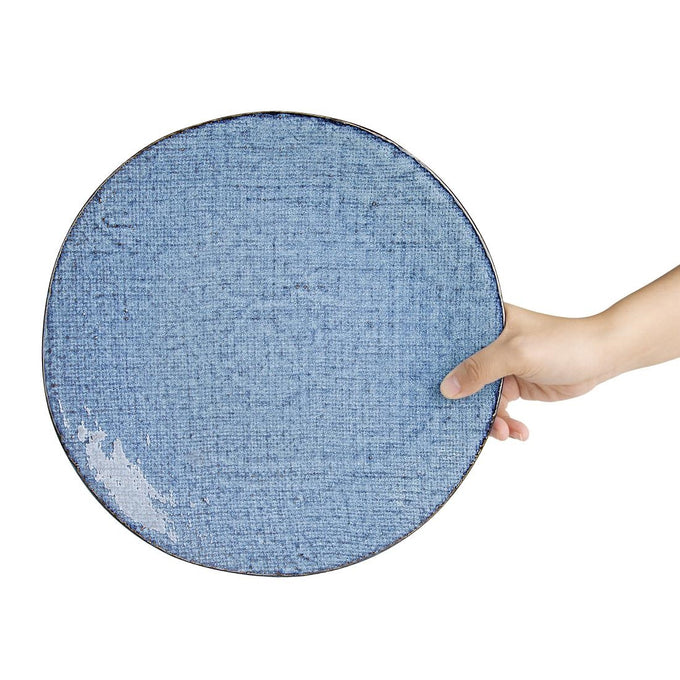 Assiettes plates Denim Blue 285 mm (lot de 4) - Olympia
