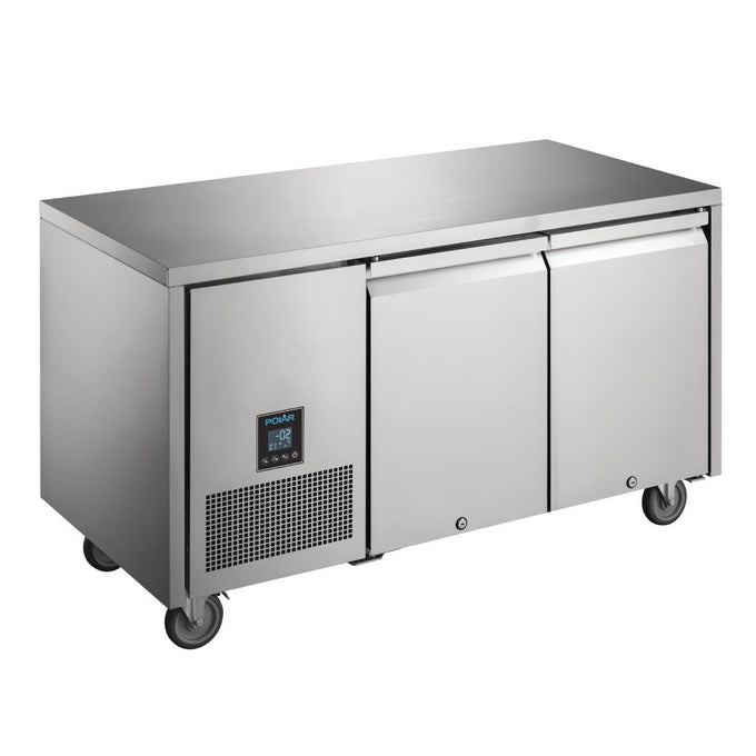 Table réfrigérée positive 2 portes Serie U Premium 267 L - Polar