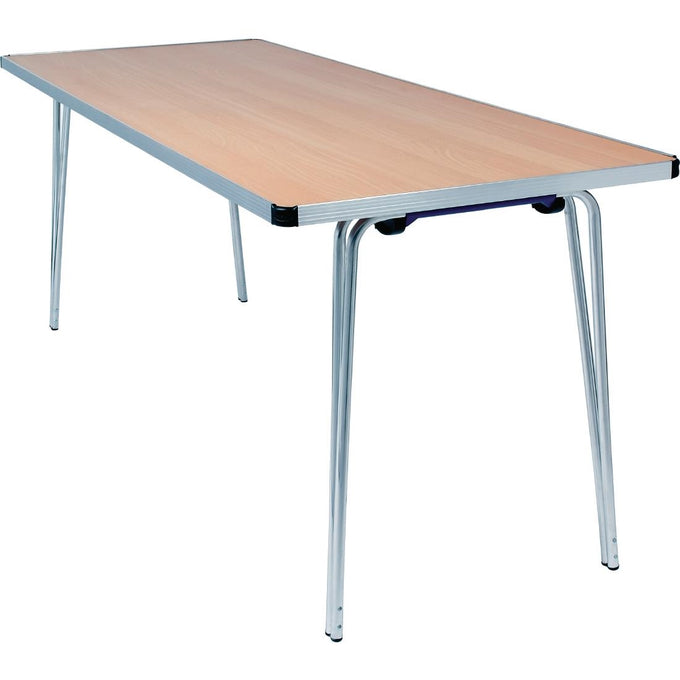 Table pliante effet hêtre Contour 1830 mm - Gopak