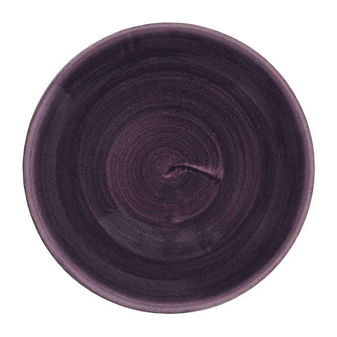 Assiettes rondes Stonecast Patina Purple 217 mm (lot de 12) - Churchill
