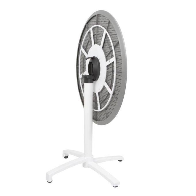 Table pliante en polypropylène 800 mm gris foncé - Bolero