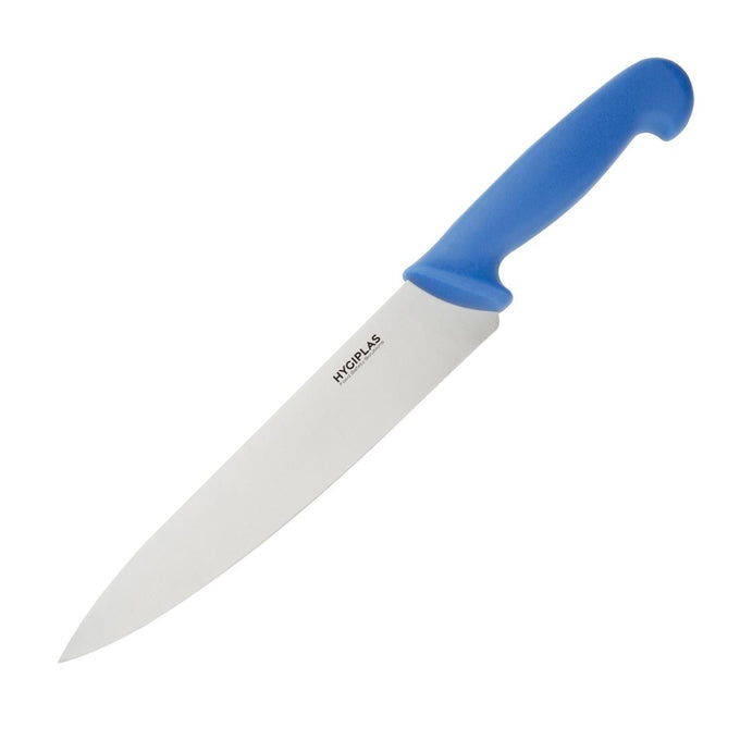 Couteau de cuisine bleu 218 mm - Hygiplas
