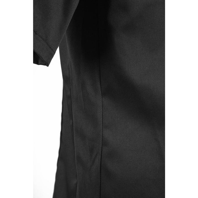 Veste de cuisine mixte col officier noire - Southside