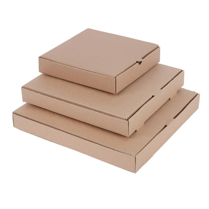 Cartons à pizza kraft 30 cm (lot de 100) - Fiesta Compostable