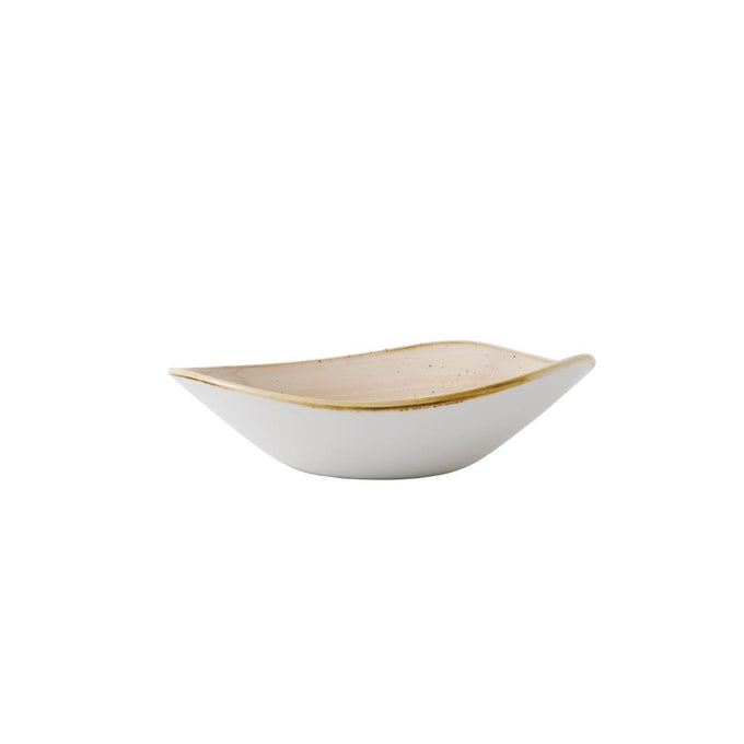 Bols triangulaires Stonecast Nutmeg Cream 235 mm (lot de 12) - Churchill